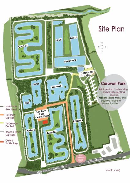 The Oaks Lakes Sessay Site Plan